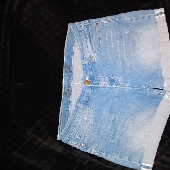Seven7 Denim Shorts Women's Size 12 - Picture 2 of 4